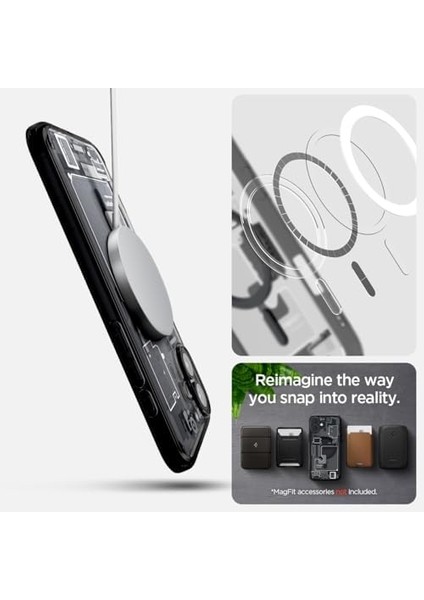iPhone 16 Kılıf Ultra Hybrid Magfit Magsafe Özellikli Zero One - ACS08208 modelleri