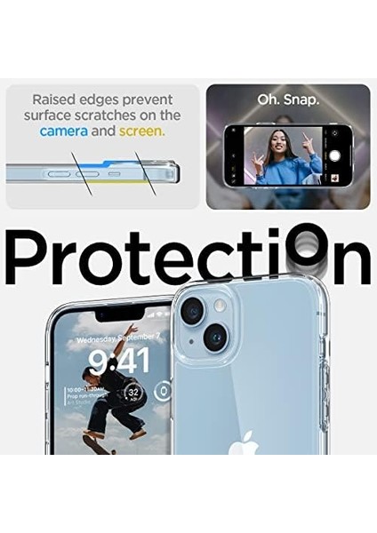 iPhone 14 / iPhone 13 Kılıf Ultra Hybrid Crystal Clear - ACS05040 modelleri