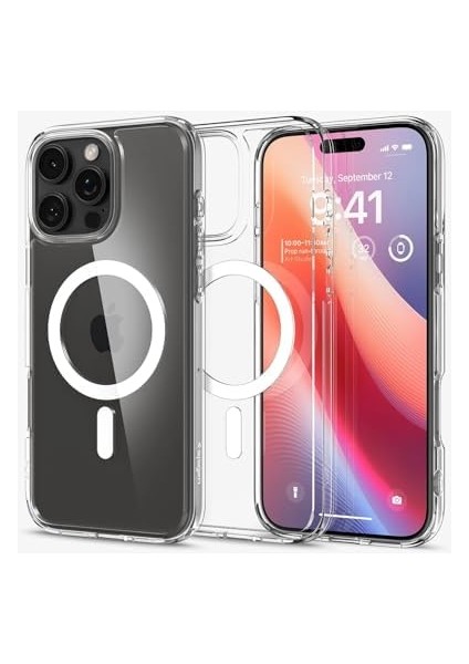 iPhone 16 Pro Max Kılıf Crystal Hybrid Magfit Magsafe Özellikli White - ACS08032 fiyatları