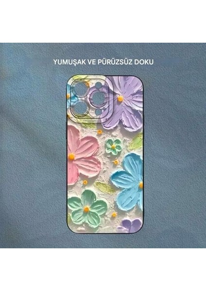 11 Yağlıboya Çiçek Deseni Telefon Kılıfı - Zarif ve Koruyucu Tasarım (11 Florence) fiyatları