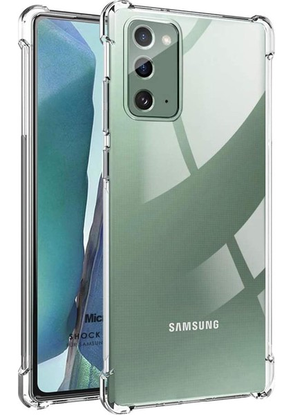 Shock Absorbing Için Kılıf Samsung Galaxy Note 20 Şeffaf [galaxy Note 20 ile Uyumlu Kılıf - Şeffaf]