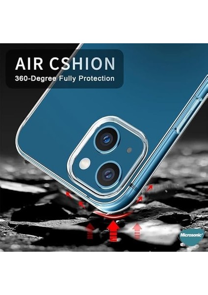 Apple iPhone 15 Kılıf 6 Tarafı Tam Full Koruma 360 Clear Soft Şeffaf [iphone 15 ile Uyumlu Kılıf - Şeffaf] fiyatları