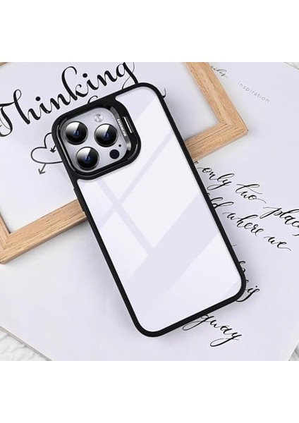 iPhone 13 Görünmez Stand ve Kamera Korumalı Askeri Sınıf Darbeye Dayanıklı Kılıf Siyah fiyatları
