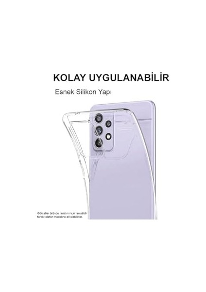 Iletişim Xiaomi Mi 13 ile Uyumlu Kapak 1mm Süper Silikon Şeffaf Kılıf