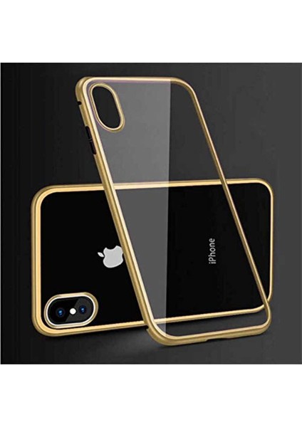 Apple iPhone Xr ile Uyumlu 6.1 Devrim Gold Cep Telefonu Kılıfı