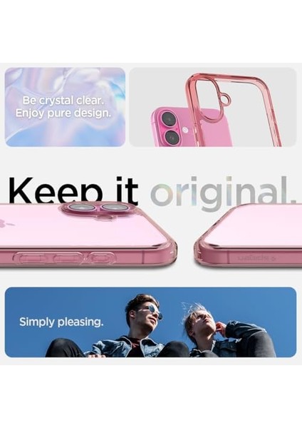 iPhone 16 Kılıf Ultra Hybrid Rose Crystal - ACS08198 modelleri