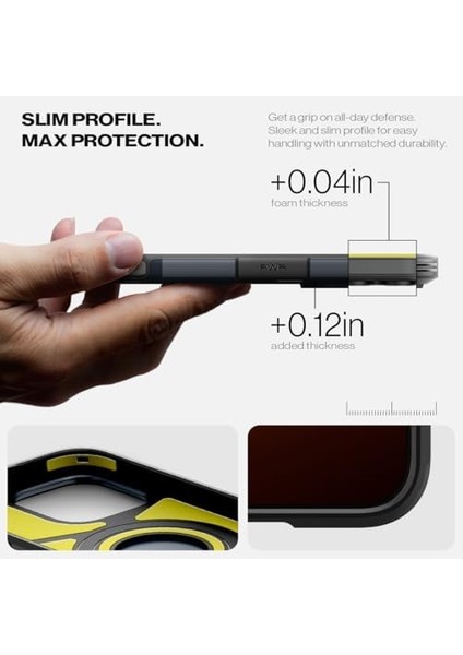 iPhone 16 Pro Kılıf Tough Armor Aı Magfit Magsafe Özellikli Metal Slate - ACS08147 fiyatları