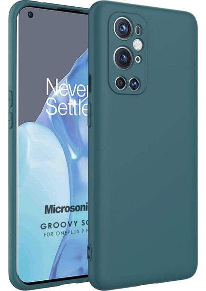 Oneplus 9 Pro Için Kılıf Groovy Soft Koyu Yeşil [oneplus 9 Pro ile Uyumlu Kılıf - Koyu Yeşil]