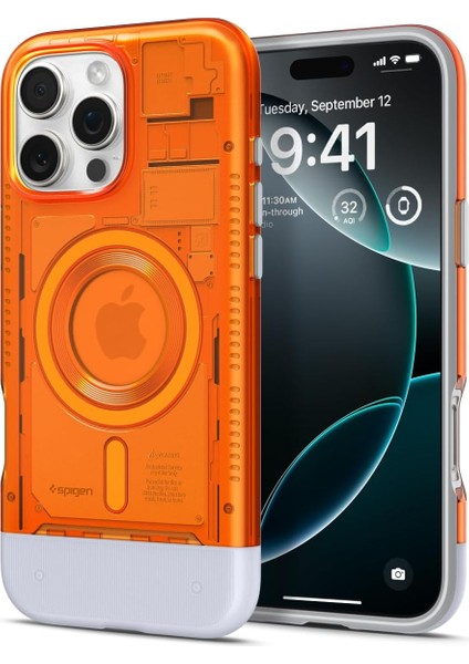 iPhone 16 Pro Max Kılıf Classic C1 Magfit Magsafe Özellikli Tangerine - ACS08559