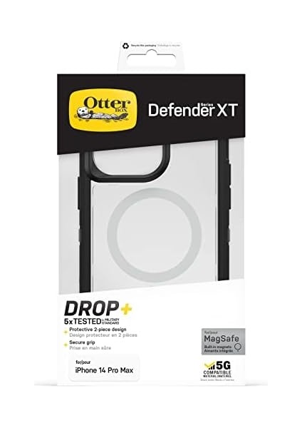 iPhone 14 Pro Max Defender Xt Kılıf, Magsafe ile Uyumlu, Darbeye Dayanıklı, Ultra Sağlam, Koruyucu Kılıf, Askeri Standartlara Göre 4 Kez Test Edilmiştir, Şeffaf/siyah fiyatları