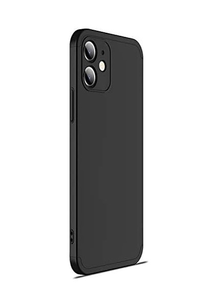Apple iPhone 12 Için Kılıf Double Dip 360 Protective Siyah [iphone 12 ile Uyumlu Kılıf - Siyah] modelleri