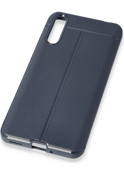 Huawei P Smart S Kılıf Focus Derili Silikon - Lacivert Dpmah fırsatları