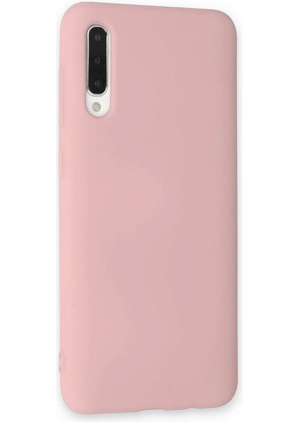 Samsung Galaxy A50 Kılıf Nano Içi Kadife Silikon - Pudra Dpmah modelleri