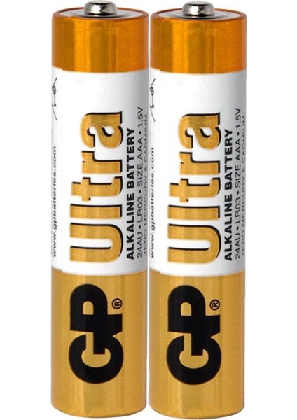 Gp 24AU-2U2 Alkalin Ince Kalem Pil 2 Li Paket