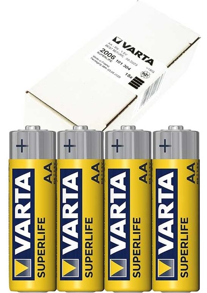Varta Superlıfe Çinko Aa Kalem Pil 60LI Paket