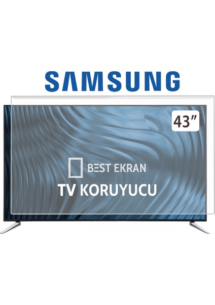 Samsung 43CU8000 Tv Ekran Koruyucu - Samsung 43" Inç Ekran Koruyucu UE43CU8000UXTK