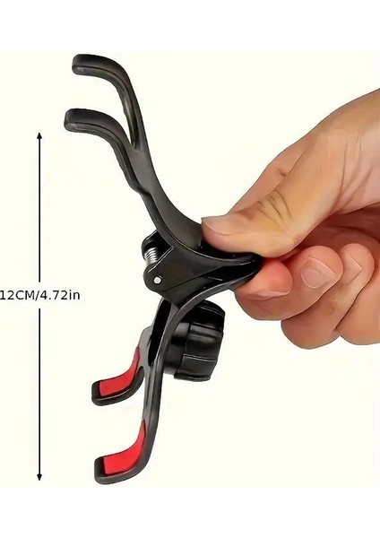 Siyah Akrobat Telefon Tutucu Oynar Başlıklı Klipsli Araç Içi Masa Kenarı Telefon Tutacağı fiyatları