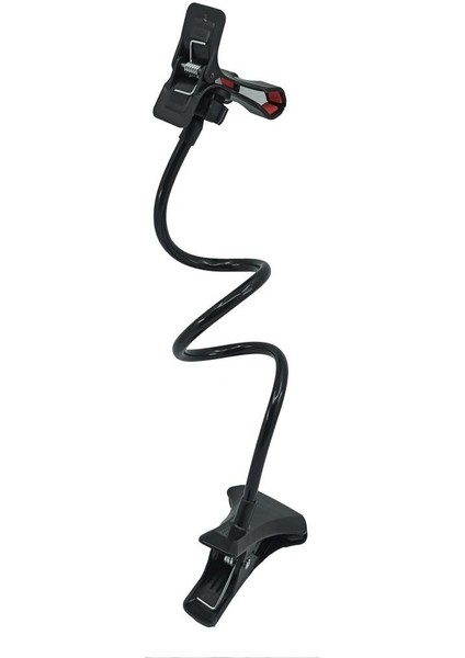 Siyah Masaüstü Akrobat Spiral Gövdeli Oynar Başlıklı Telefon Tutucu modelleri