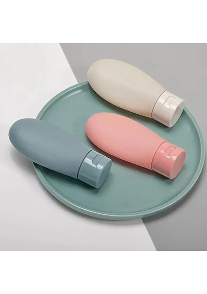 3 Adet Çok Amaçlı Seyahat Tipi Doldurulabilir Krem Kutusu Şampuan Duş Jeli Sprey Losyon Şişe Seti fırsatları