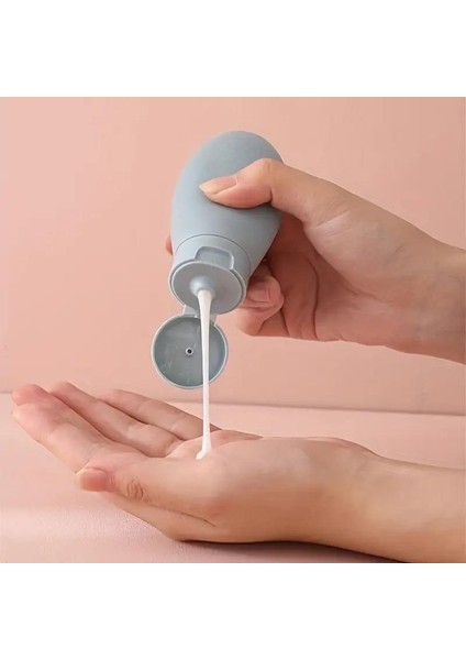 3 Adet Çok Amaçlı Seyahat Tipi Doldurulabilir Krem Kutusu Şampuan Duş Jeli Sprey Losyon Şişe Seti