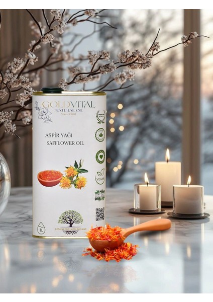 Aspir Yağı 1 Lt - Soğuk Sıkım, Saf & Doğal Ürün