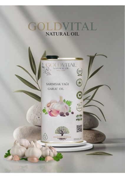 Sarımsak Yağı 1 Lt - Maserasyon, Saf & Doğal Ürün