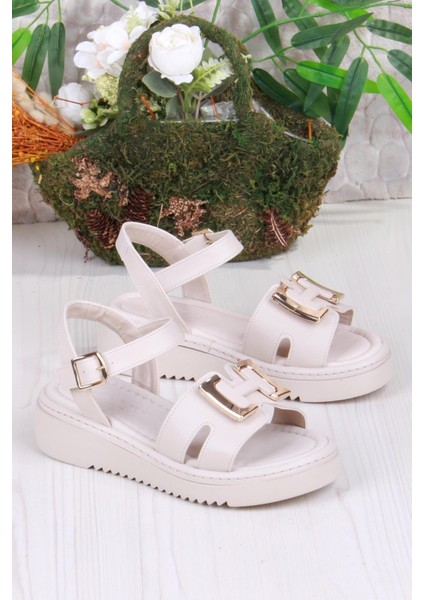 35611 Fancy Anatomik Rahat Toka Detaylı Kadın Sandalet modelleri