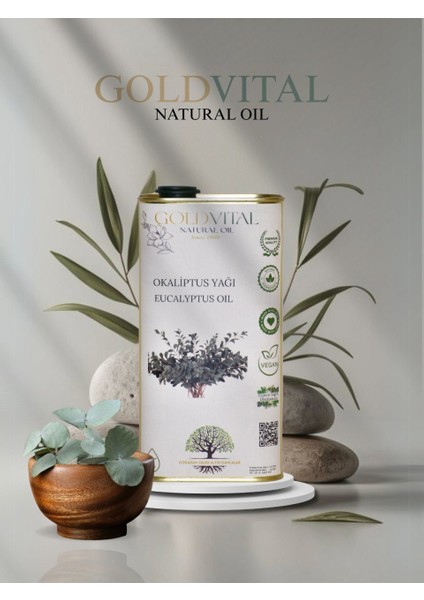 Okaliptus Yağı 1 Lt - Distilasyon, Saf & Doğal Ürün