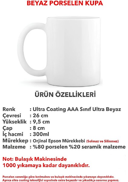 Bubu Dudu ' Dog ' Porselen Kupa Bardak (Tekli)