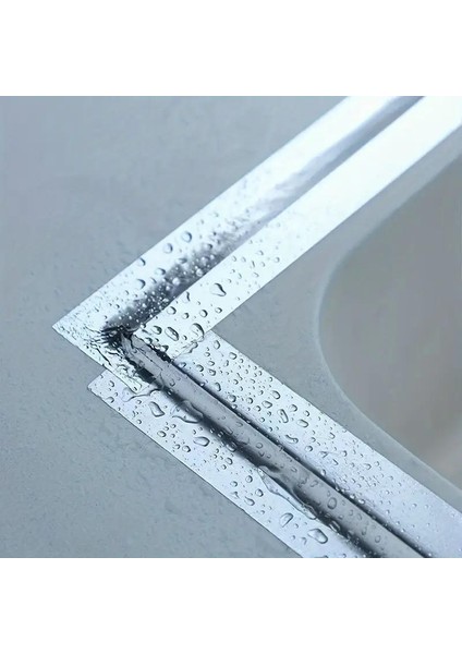 5 Metre 3 cm Kendinden Yapışkanlı Bant Alüminyum Su Sızdırmaz Isıya Dayanıklı Yanmaz Bant fırsatları