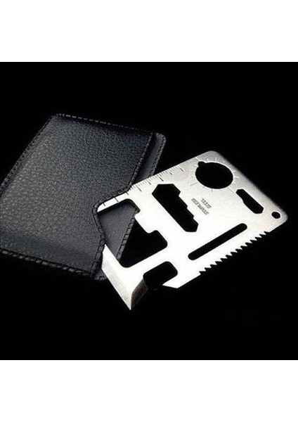 2 Adet Kılıflı Survival Acil Durum Kit Yardım Kartı 11 Fonksiyon modelleri