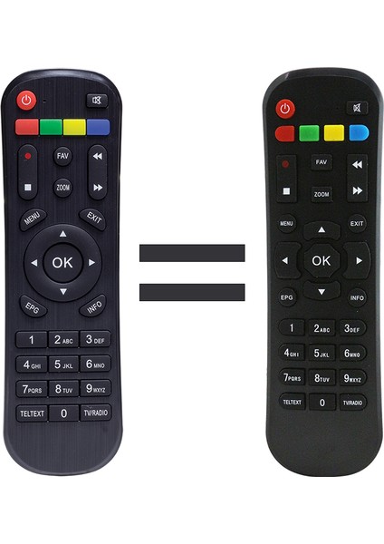 Kawaı Kw-6850-6950-8400/Polsat Plz-14923/Kennon Mini Hd Uydu Kumanda (16611=3444)