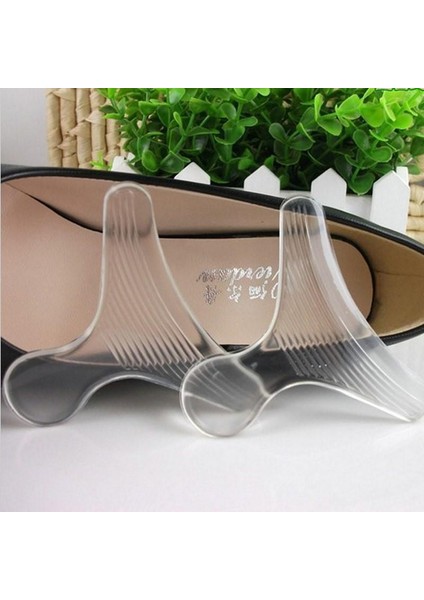 T Şekilli Ayakkabı Topuk Vurma Önleyici Koruyucu Silikon Ped 1 Çift fırsatları