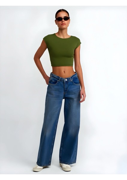 Midi Crop Top T-Shirt 373