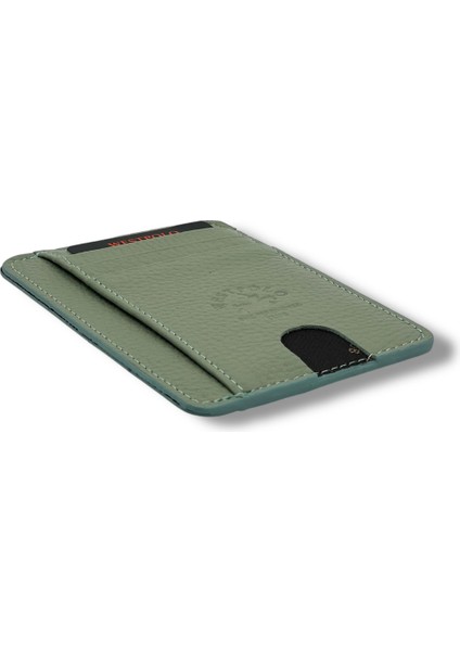 Hakiki Deri Unisex Kartlık - Mint Yeşil fiyatları
