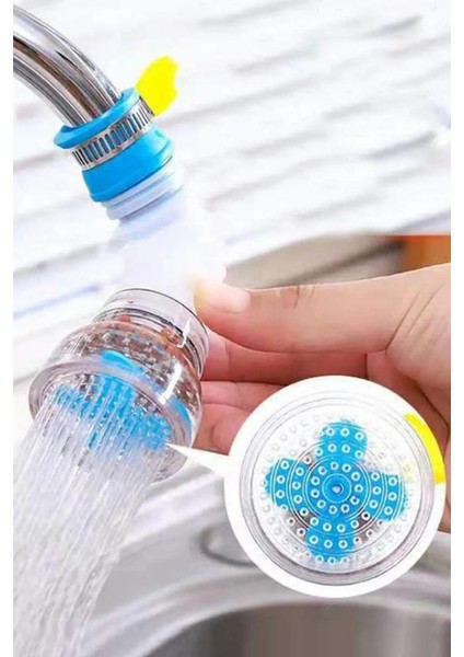 3 Adet Oynar Başlıklı Hortumlu Taşlı Pervaneli Akrobat Şeffaf Renkli Musluk Başlığı indirimleri