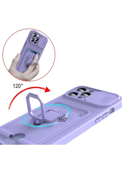 Xiaomi Redmi Note 13 Pro Plus Kılıf Zuma Kartvizitli Yüzüklü Silikon - Lila Zrnet fiyatları
