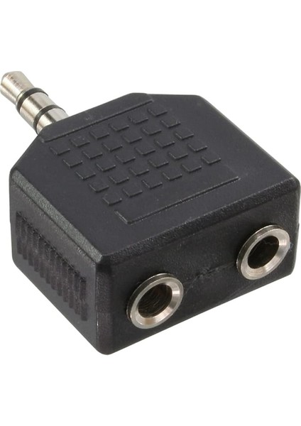 3.5 mm Stereo Erkek / 3.5 mm 2 Dişi Çevirici Jack (Elektromer)