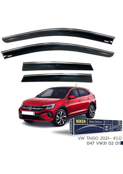 Kromlu Cam Rüzgarliği Vw Taigo 2021- 4lü Inslm