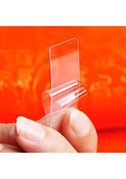 60 Parça Çok Amaçlı Çift Taraflı Bant 1 cm x 4,5 cm Nano Bant Duvar Bandı