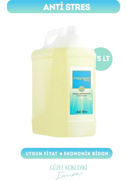 Magnesia Antistres Çubuklu Oda Kokusu 5lt. Ekonomik Bidon fiyatları