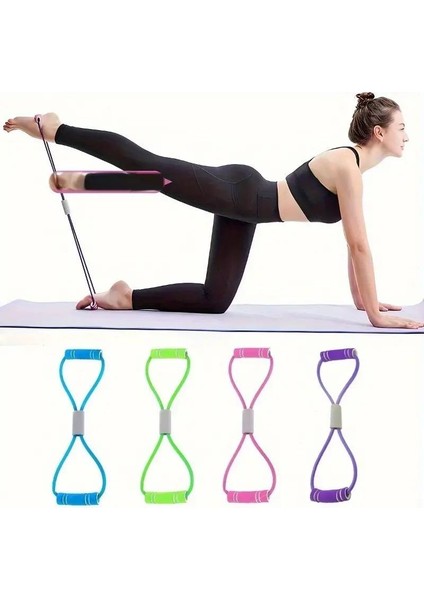 3 Adet Pilates Ipi Jimnastik Lastiği Spor Kondisyon Direnç Plates Lastiği