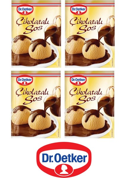 Çikolatalı Tatlı Sos 123 gr x 4 Adet Tek Ebat