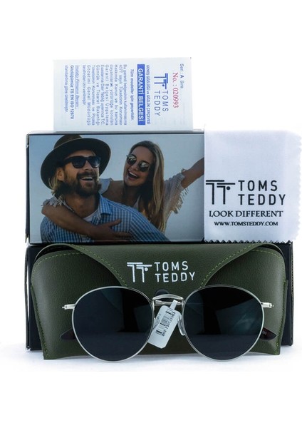 Polarize/uv Metal Güneş Gözlüğü Gümüş TT1002C101 modelleri