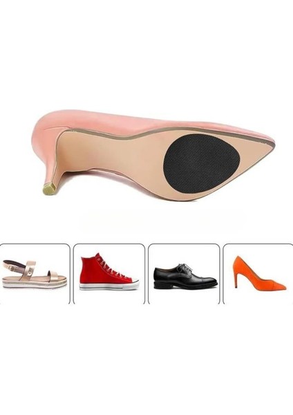 1 Çift Topuklu Ayakkabı Altına Yapışan Kayma Önleyici Kaydırmaz Tabanlık