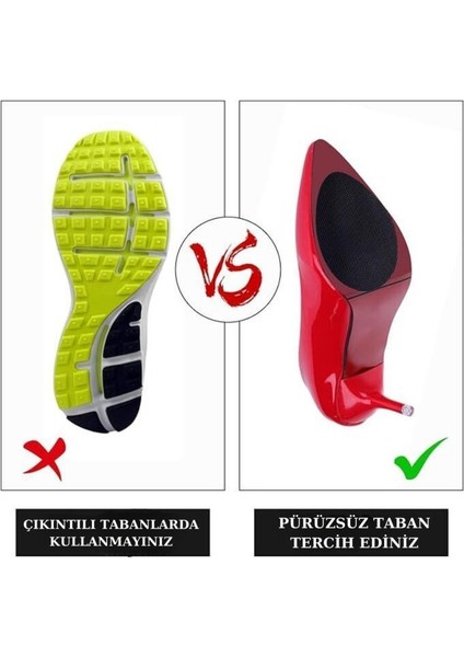 1 Çift Topuklu Ayakkabı Altına Yapışan Kayma Önleyici Kaydırmaz Tabanlık fiyatları