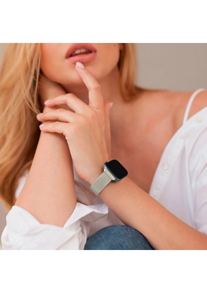 Huawei Watch Fit 4 / Fit 4 Pro Uyumlu Metal Hasır Örgü Manyetik Kordon Kayış indirimleri