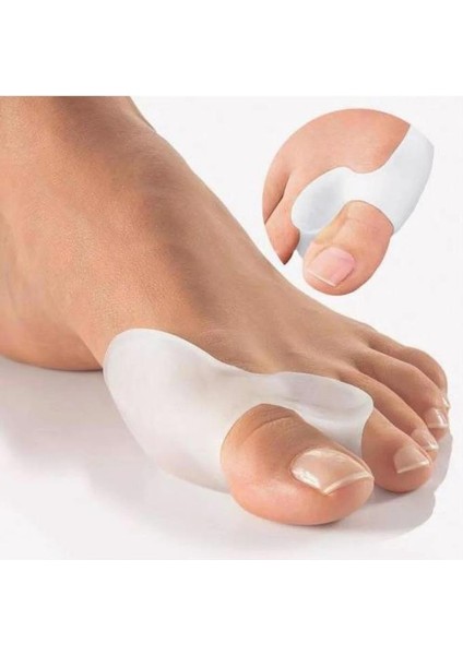 Silikon Makaralı Ayak Baş Parmak Kemik Bunyon Koruyucu Başparmak Bunion 1 Çift