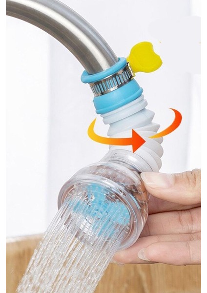 Kireç Önleyici Oynar Başlıklı Pervaneli Taşlı Musluk Başlığı Taşlı Kir Önleyici