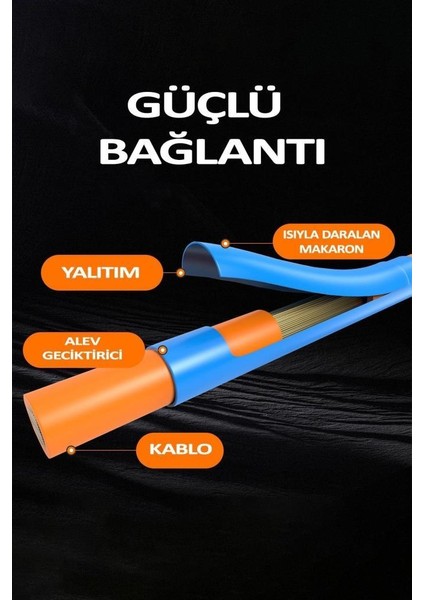 560 Parça Makaron Kablo Seti Isıyla Daralan Düzenleyici Tamir Seti Kablo Toplayıcı Kaplama Bant Kiti